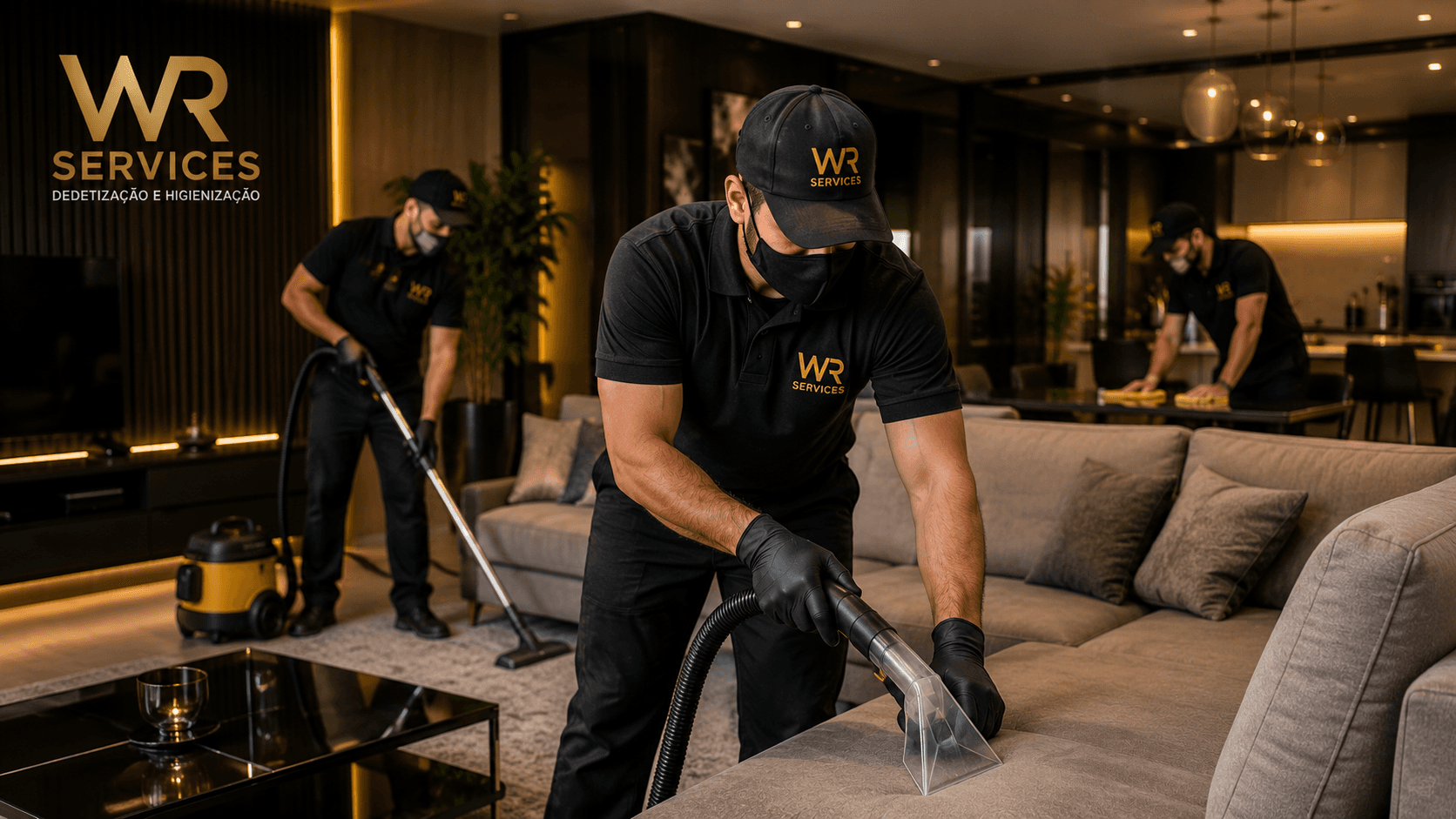 WR Serviços Gerais — equipe profissional de higienização